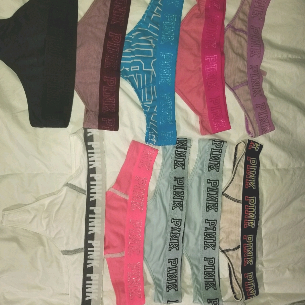Lot of 10 PINK Thongs